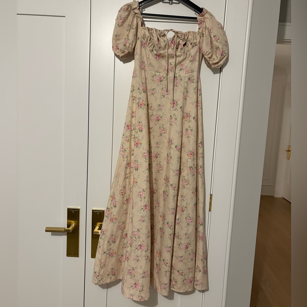Dress from Mendocino, Size: S, Yellow Floral Maxi Dress